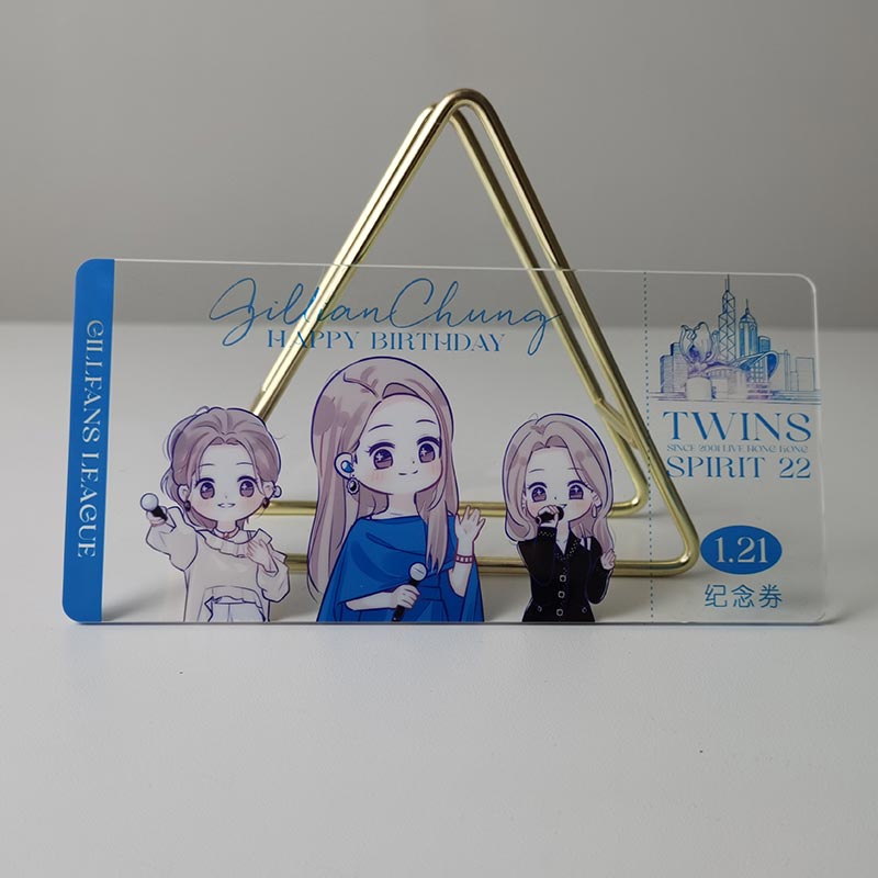 Transparent Acrylic Cards